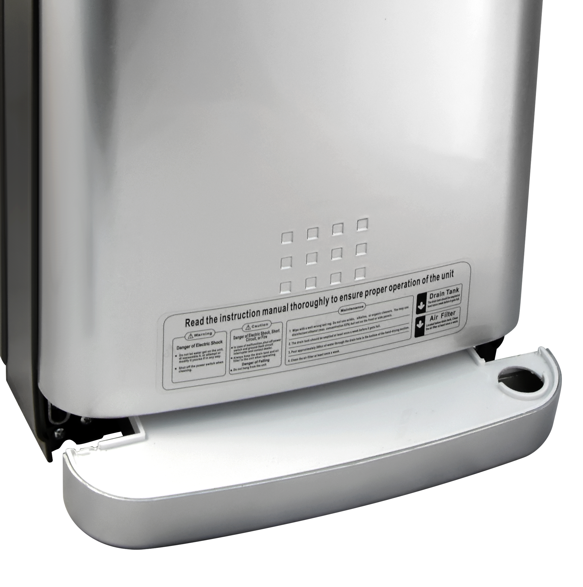 Электросушитель для рук PUFF-8870C New погружной, хром 1,8 кВт (1401.391)