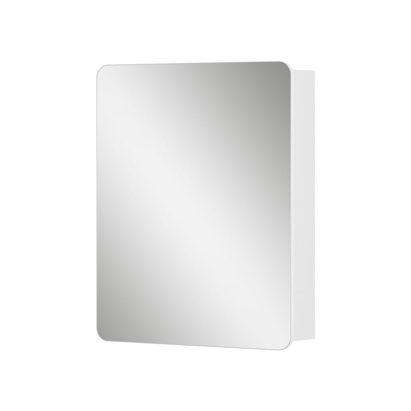 Шкаф зеркальный Volna 60, белый, VOLNA