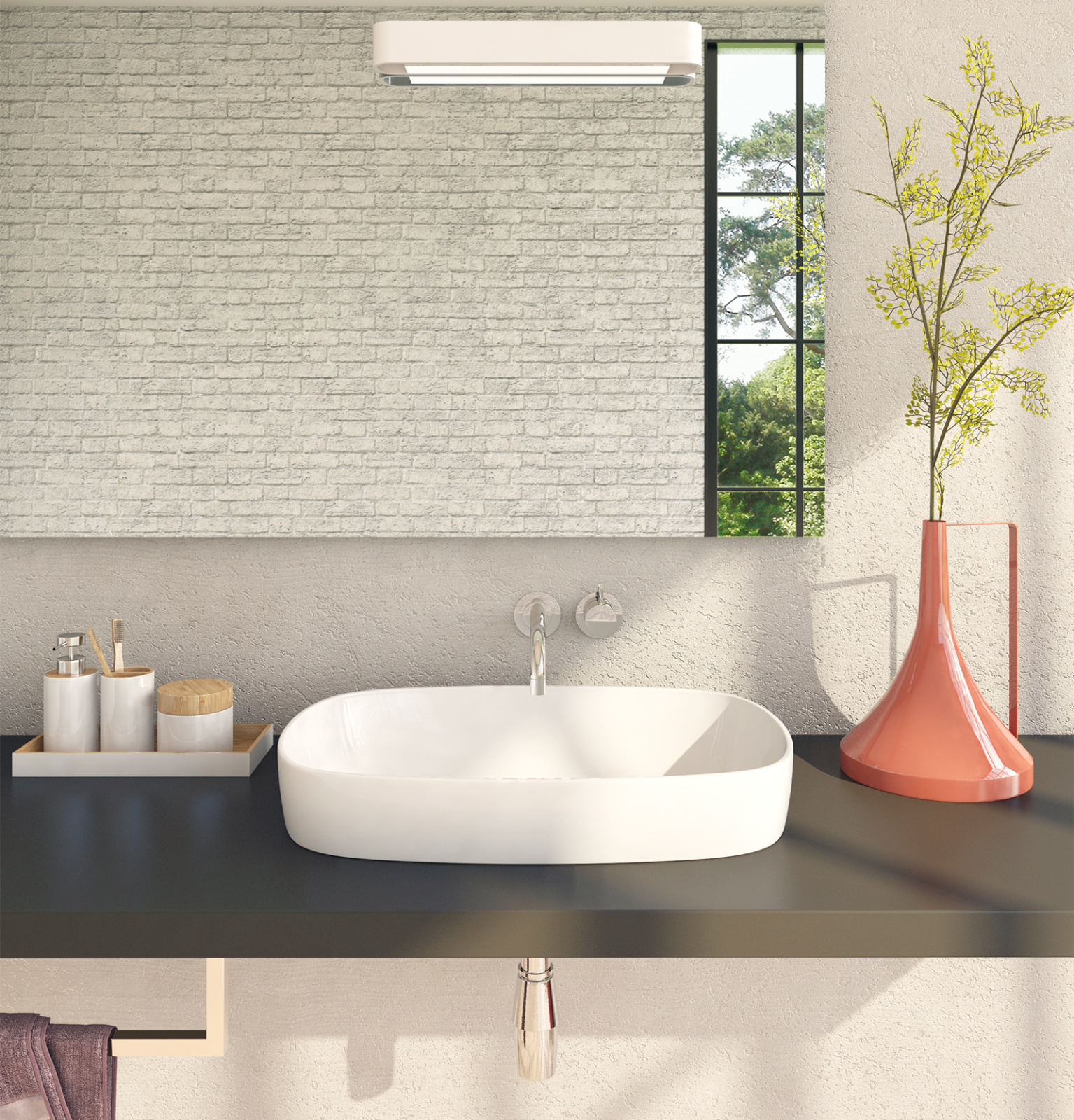 Раковина KIROVIT Купер 560 мебельная белый (Вн Крв38) 4640021065914