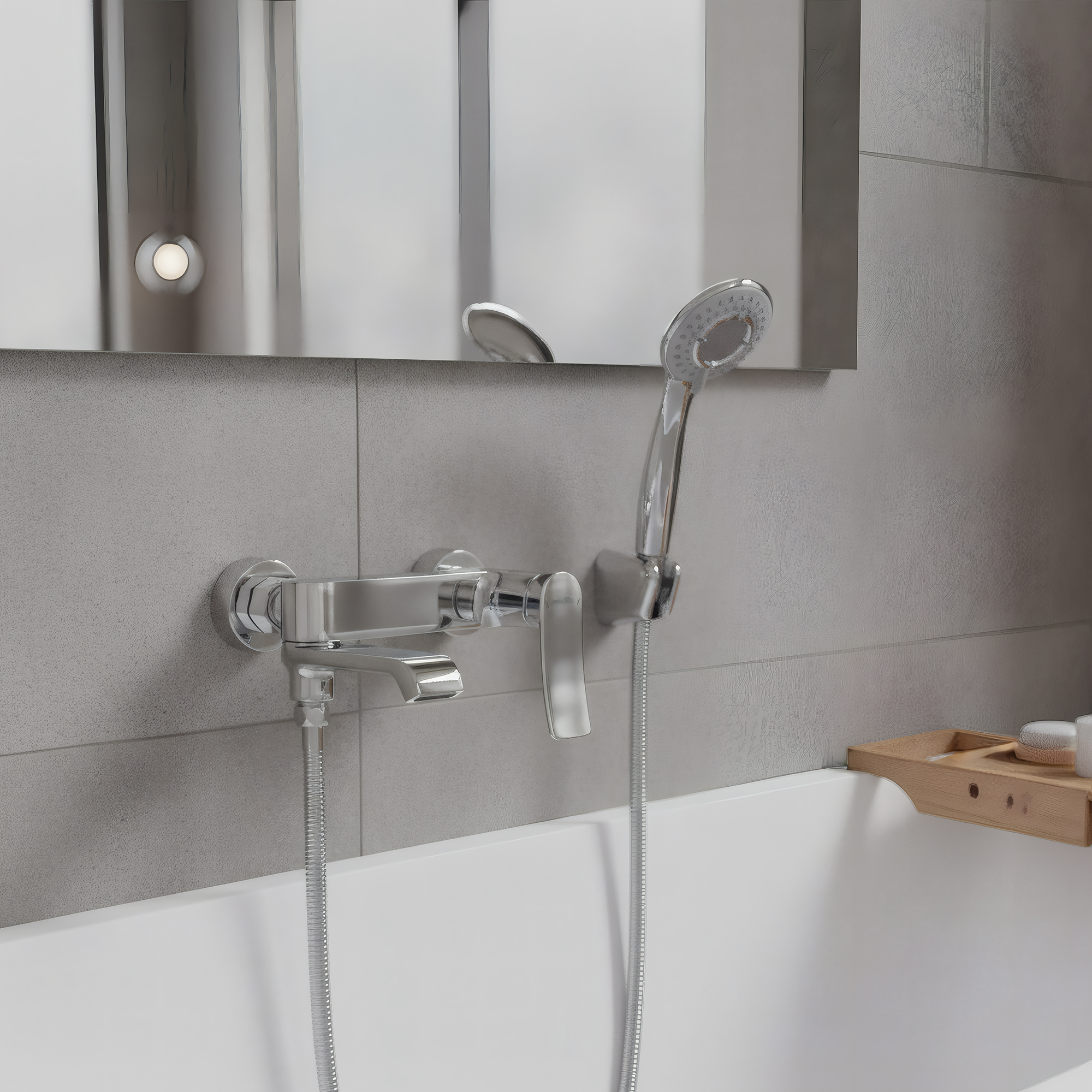 Смеситель для ванны TOKITO KIOTO хром (TOK-KIO-1014)