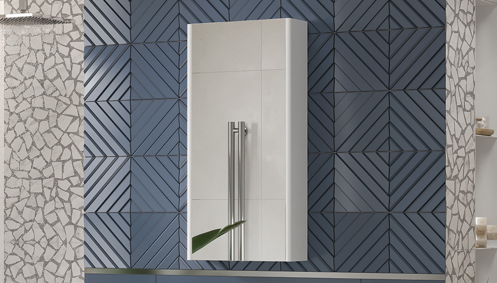 Шкаф навесной VELVEX Klaufs 400 с зеркалом