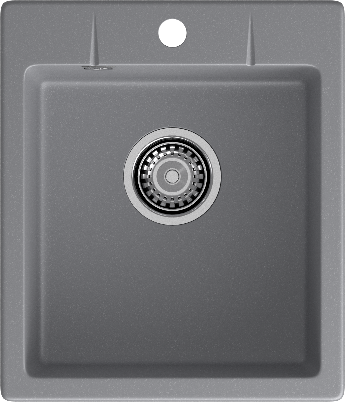 GRANFEST Мойка URBAN 242  1-чаша 420*490мм темно-серый арт.GF-UR-