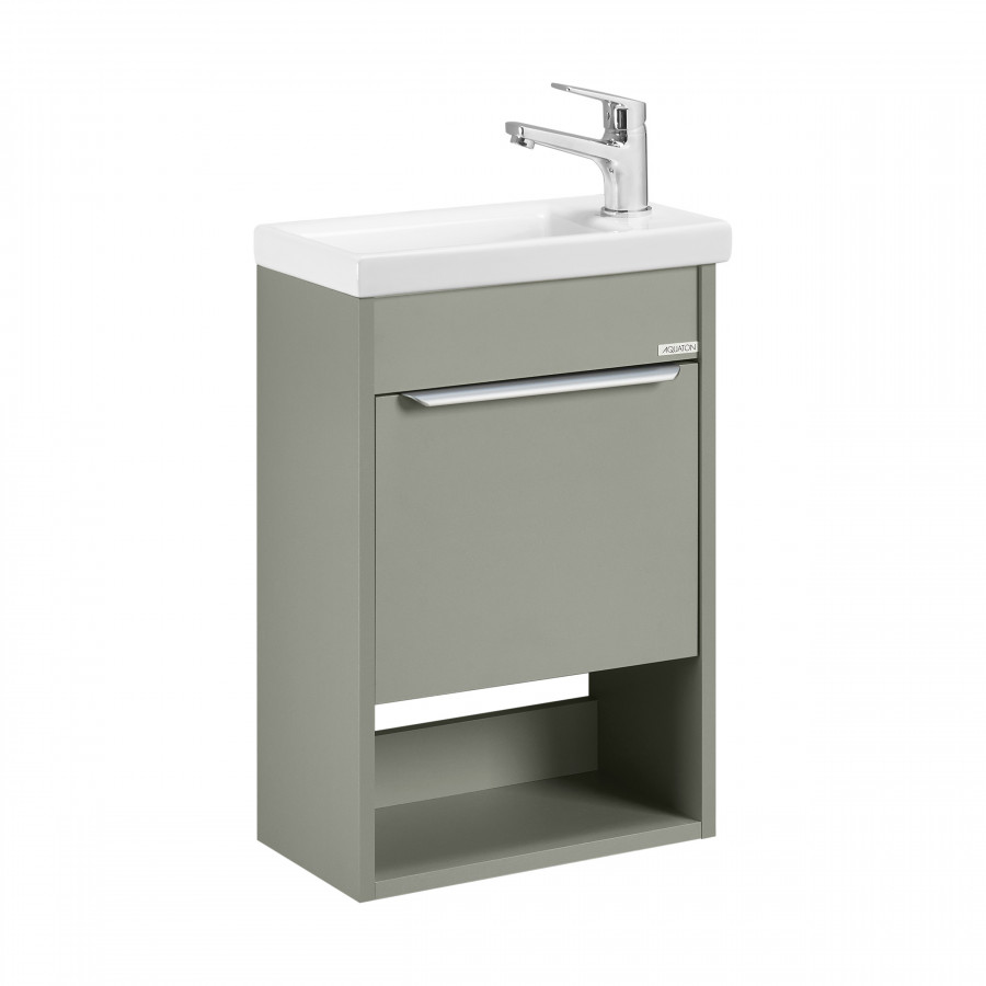 Тумба-умывальник ХОУП 40, 1 дв., подвесная, хаки (под раковину МИРАНДА 40)