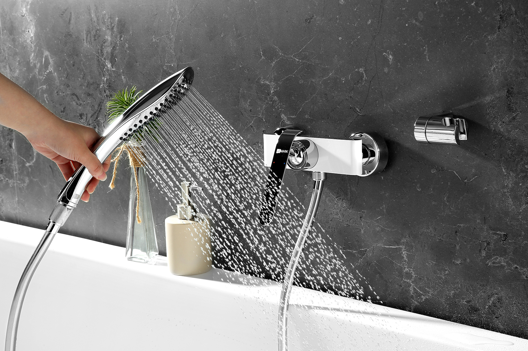 Melange Смеситель для душа, хром/белый/, LM, LM4933CW