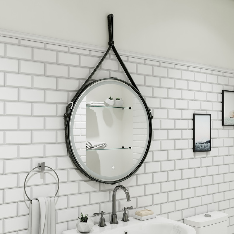 Зеркало Millenium Black D 650