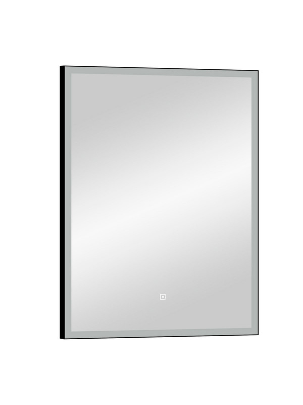 Зеркало Frame Black LED 600х800