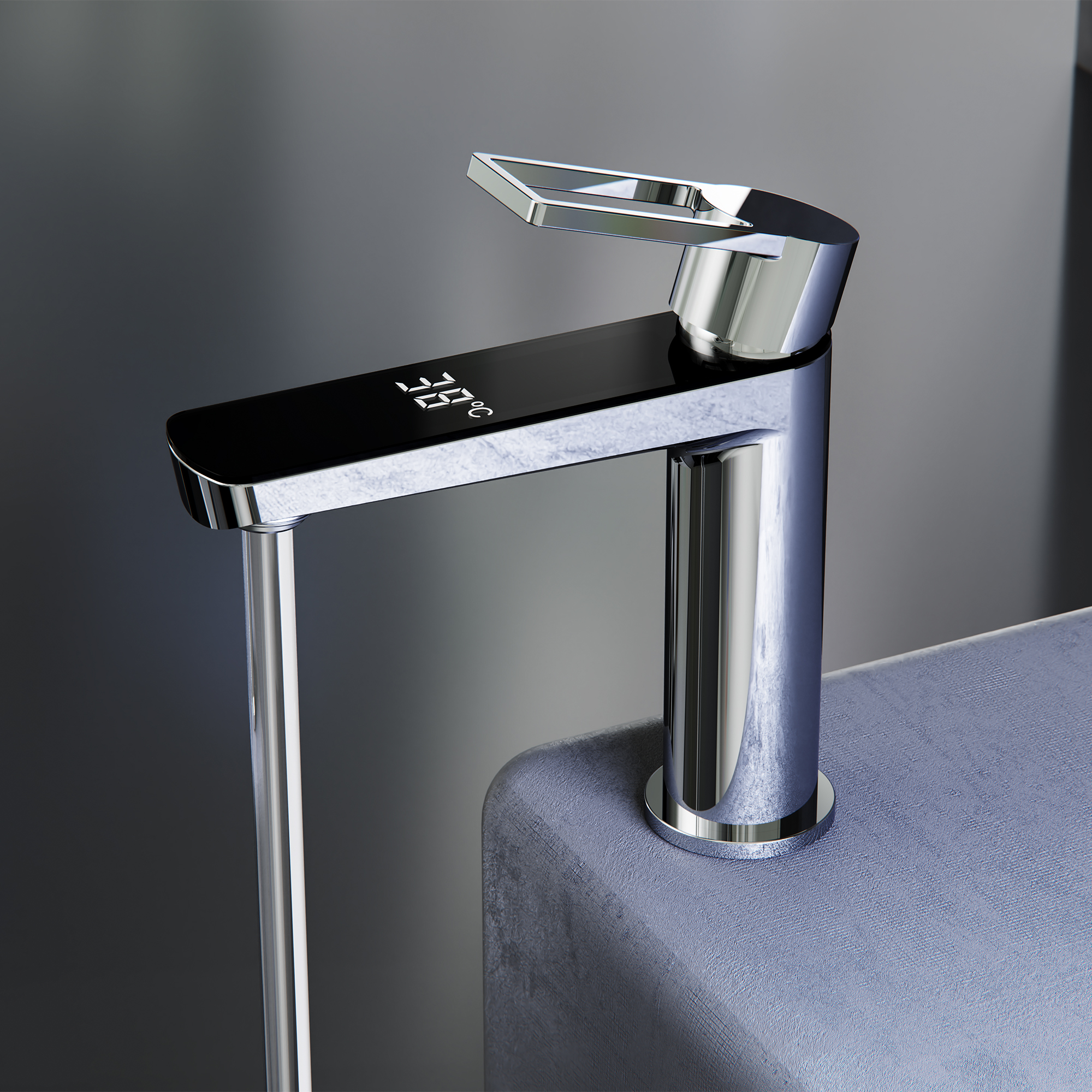 Смеситель для раковины TOKITO DIGITAL хром (TOK-DIG-1011)