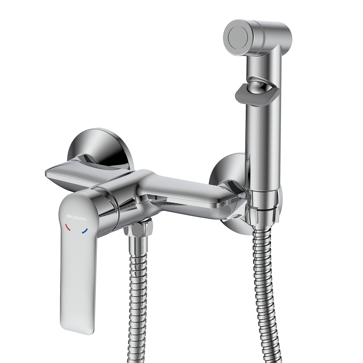 Смеситель DECOROOM DR28058 с гигиеническим душем