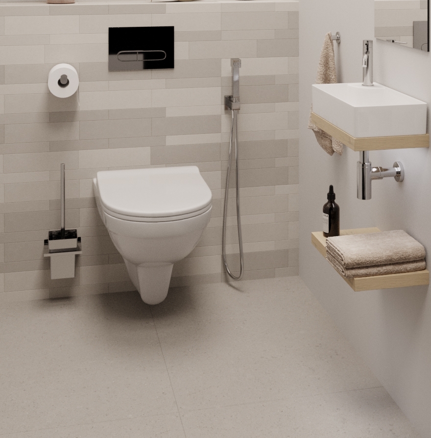 Унитаз подвесной KIROVIT Старк белый (Вн УпС11) 4610119205157