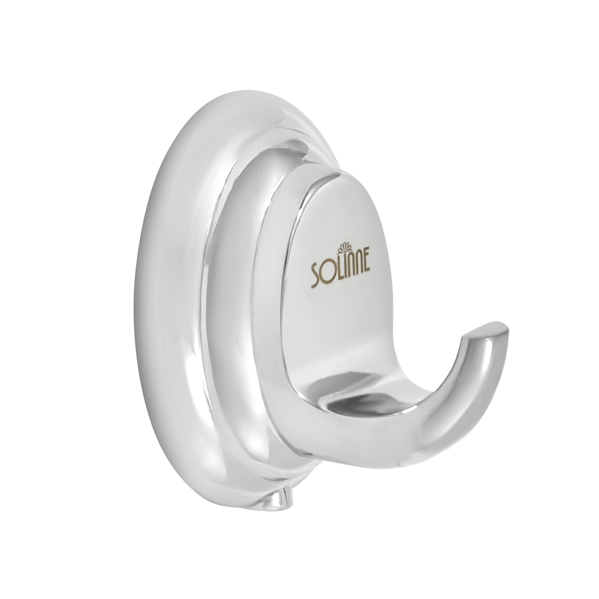 Крючок одинарный "Solinne", 15011, хром, Classic