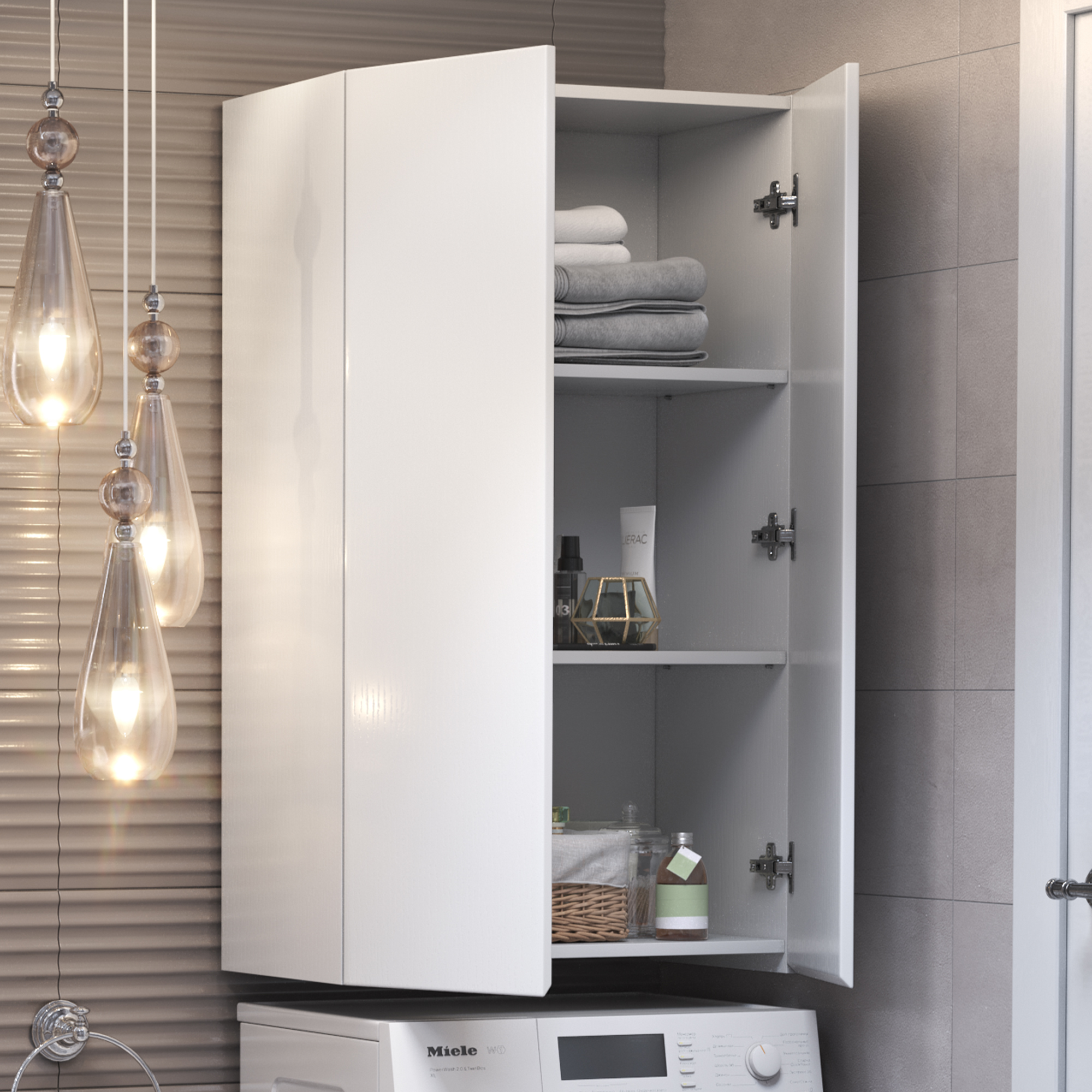 Шкаф VIGO Wing 64 подвесной белый (sh.WIN.64.2D белый)