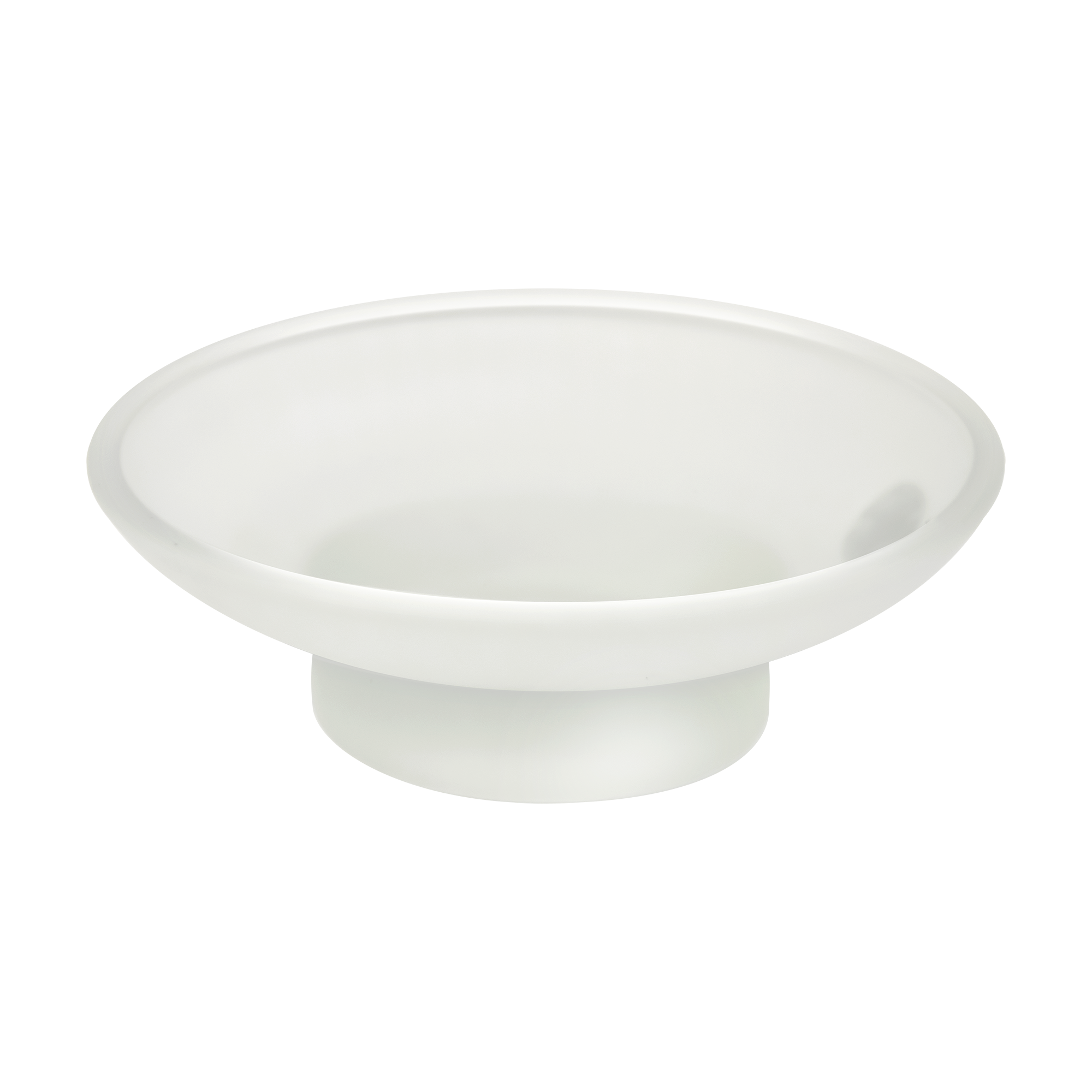 Мыльница стеклянная "Solinne", 11034, стекло-сатин, Коллекция Base