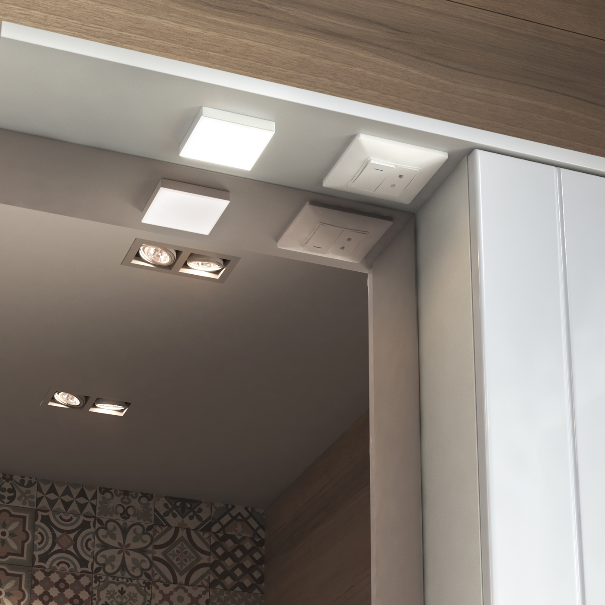 Зеркало со шкафом VIGO Diana 70 подвесное белый (z.DIA.70.R.El)