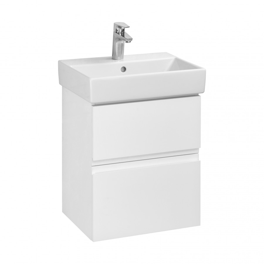 OLETA Тумба под раковину Oleta 50, 2 ящ., белый глянец