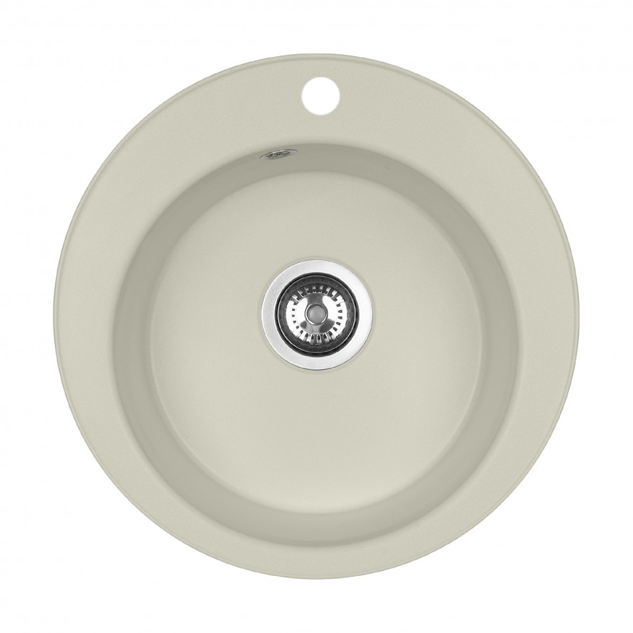 Мойка кухонная ШЕЛЛИ 50, круглая, жемчуг