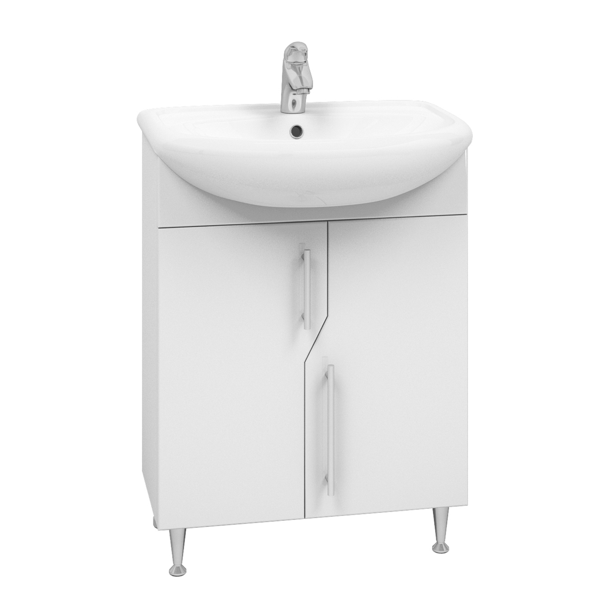 Тумба под раковину VIGO Grand 60 напольная белый (tn.GRA.UYU.60.2D)