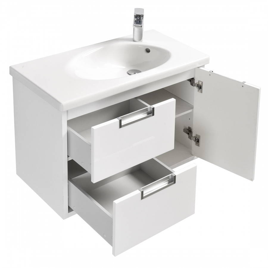 ETNA Тумба под раковину ETNA 80, белый глянец, ROCA