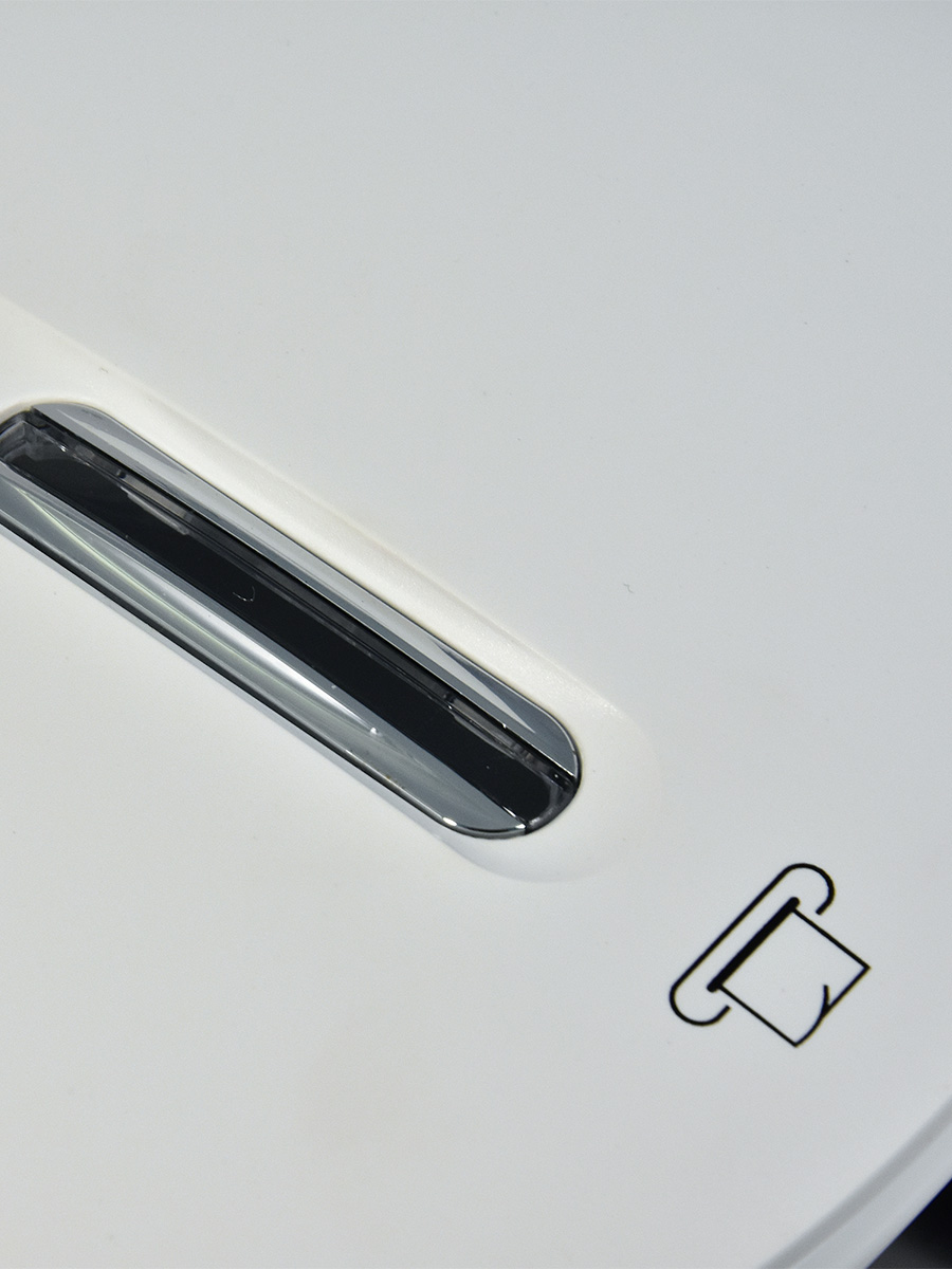 Диспенсер для туалетной бумаги Рuff-7145, белый, с замком, ABS-пластик