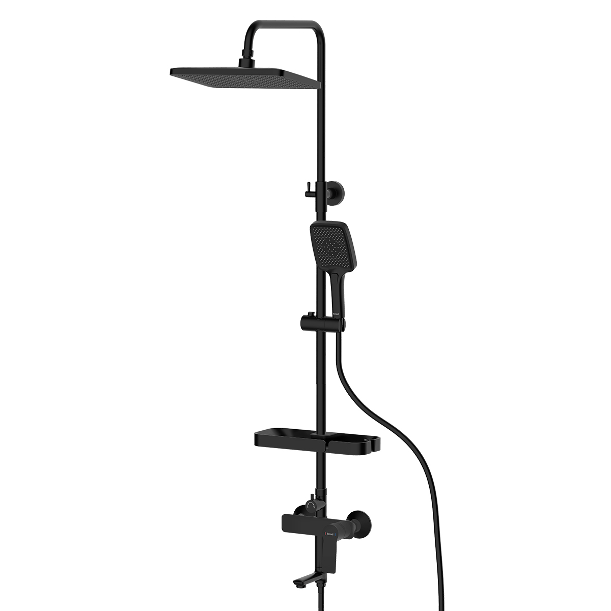 Душевая система ROSSINKA RS-46BL, черный