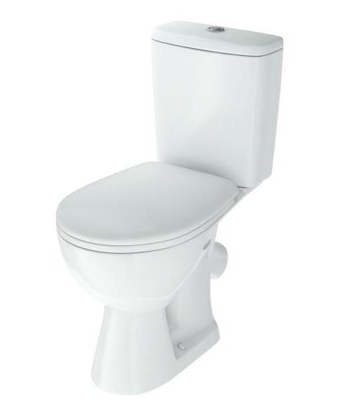 СТИЛЬ Унитаз-компакт косой вып., сид.soft-close,арм-ра 2-х уровн.,(Инкоэр), белый ROSA