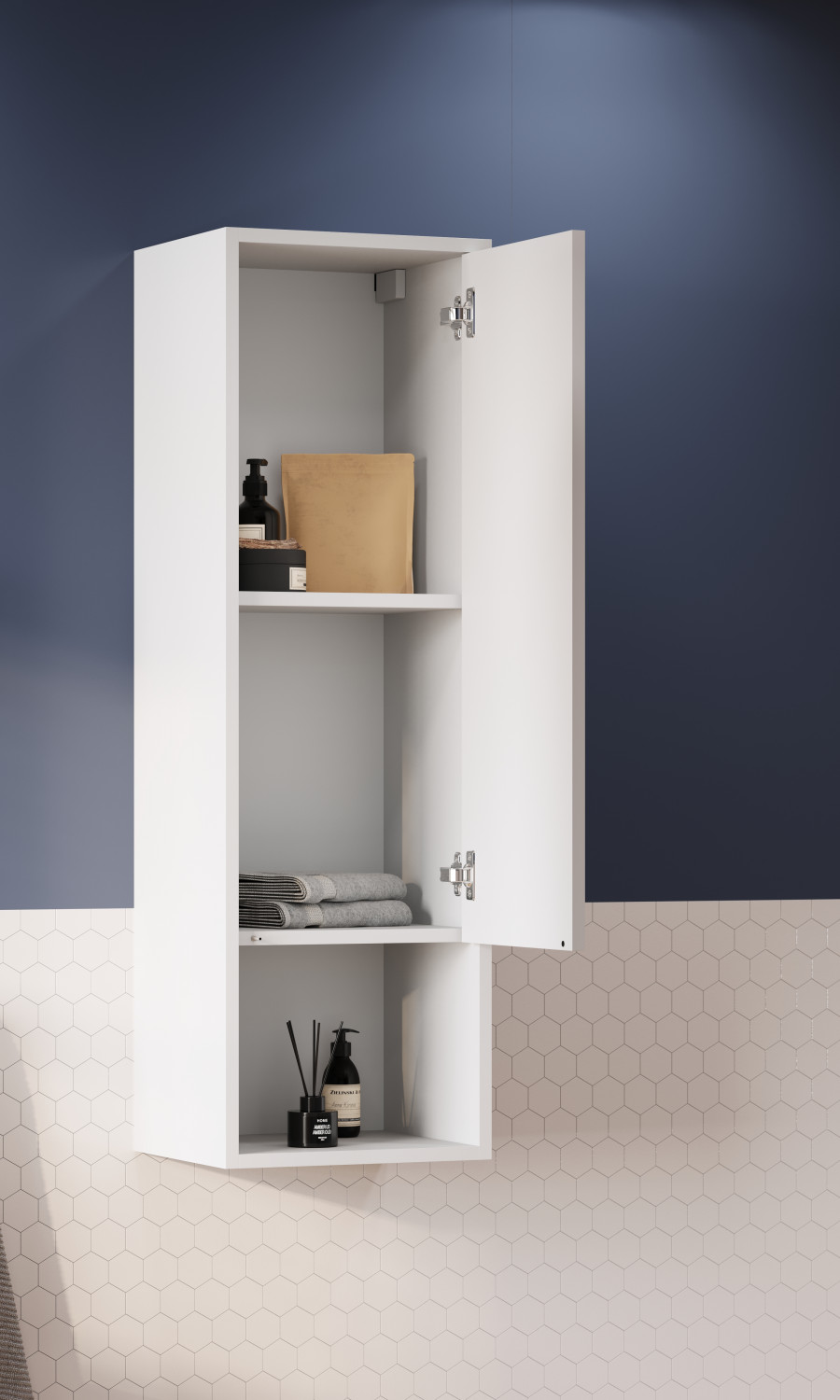 Шкаф навесной ХОУП 30, подвесной, белый матовый