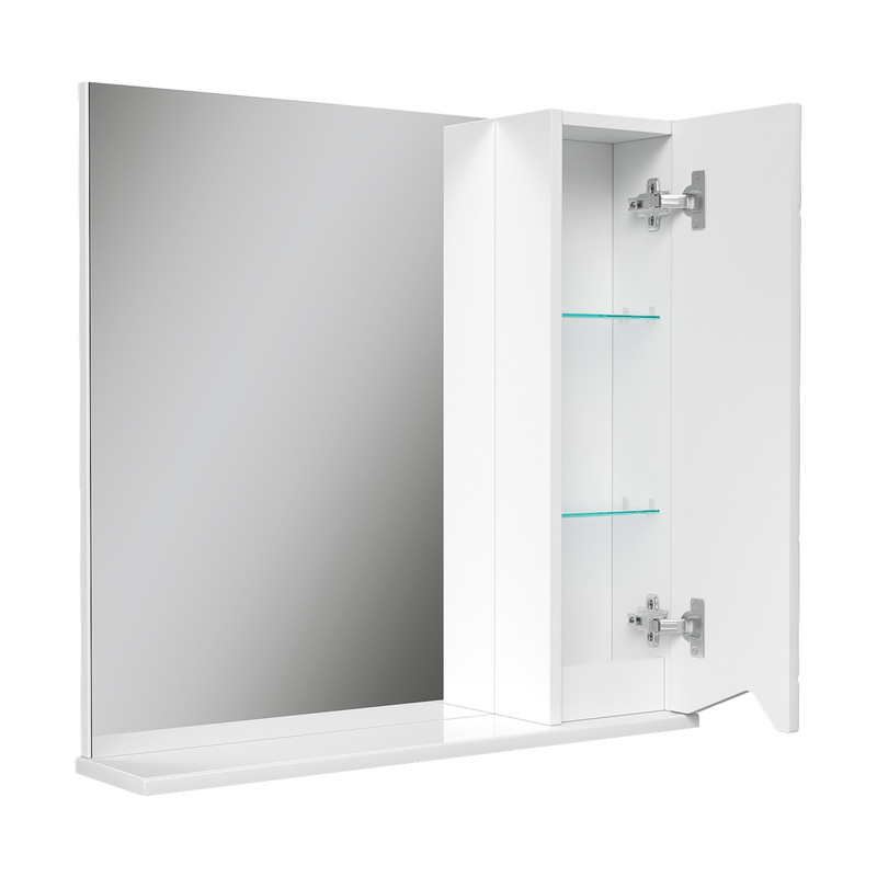 Зеркало-шкаф Pronto 70 правый, белый, VOLNA