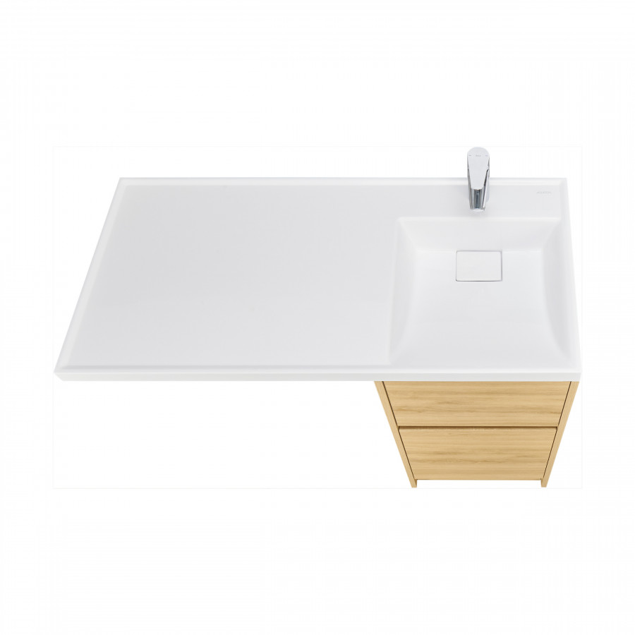 Тумба без фасада ЛОНДРИ 40 (под раковину ЛОНДРИ 105), под с/маш., дуб сантана