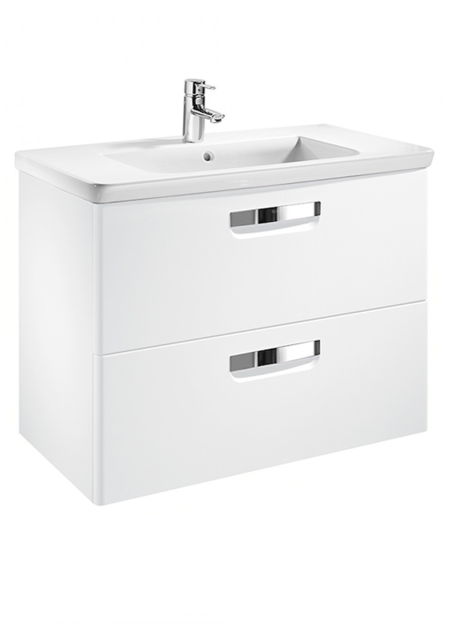 GAP Тумба под раковину GAP 80, белая матовая, ROCA
