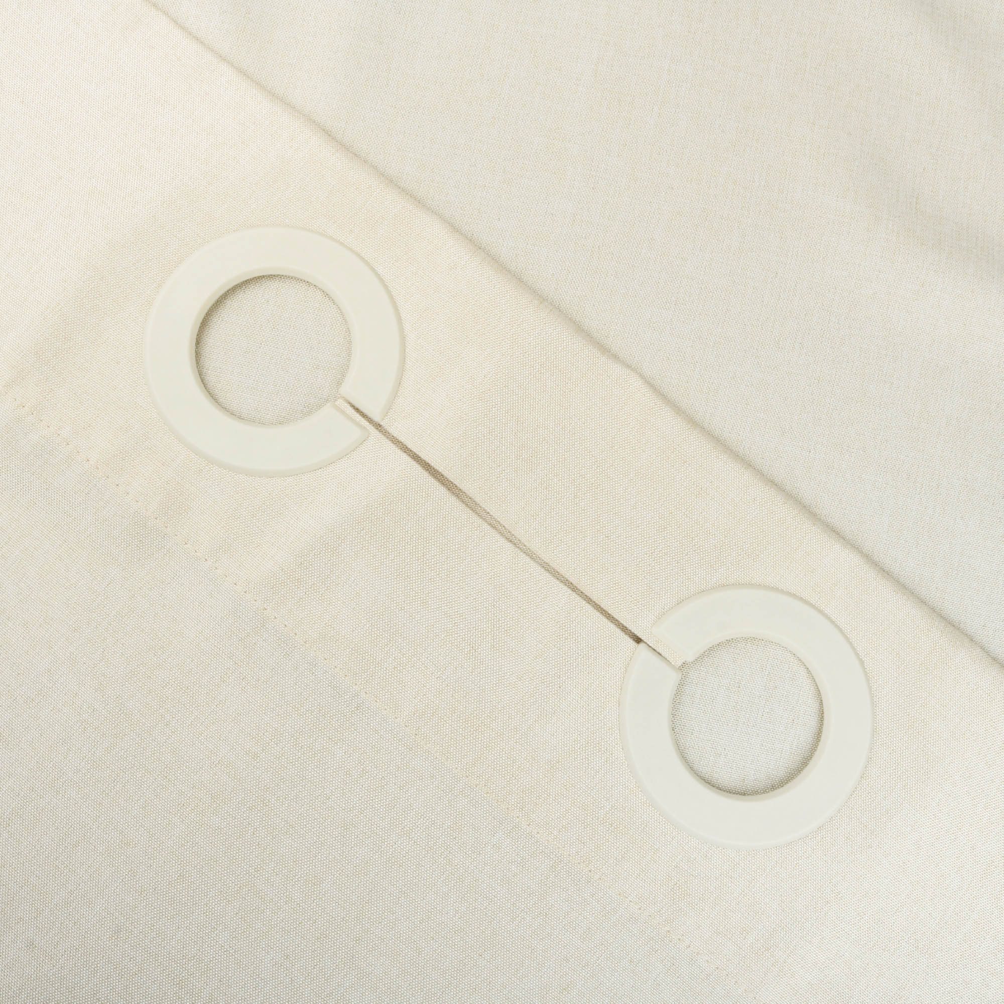 Шторка для ванной бежевая Fixsen Linum FX-1535A