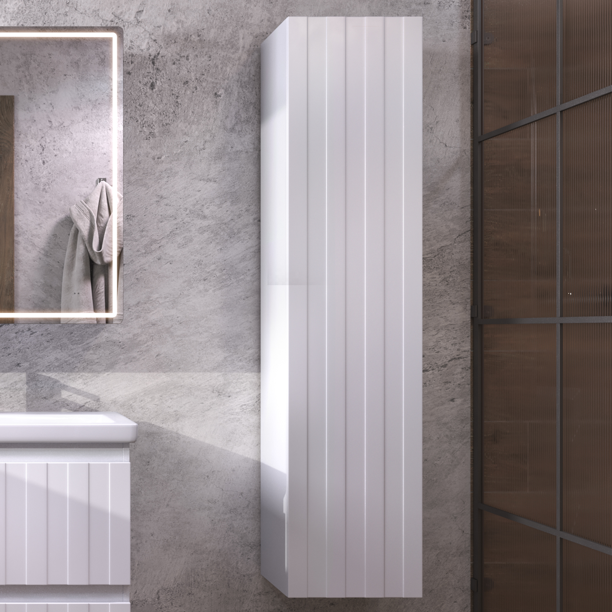 Шкаф-пенал VIGO Finlay 40 подвесной белый (pp.FIN.40)