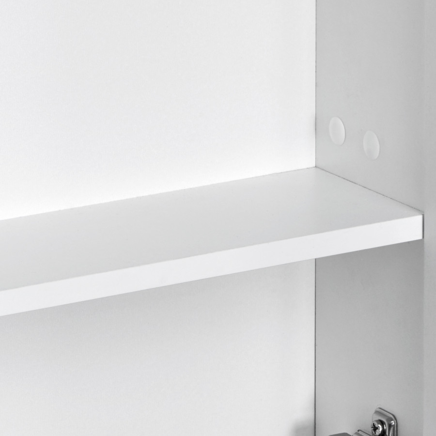 Шкаф КОЛИБРИ 40, подвесной, двустворчатый, левый, белый