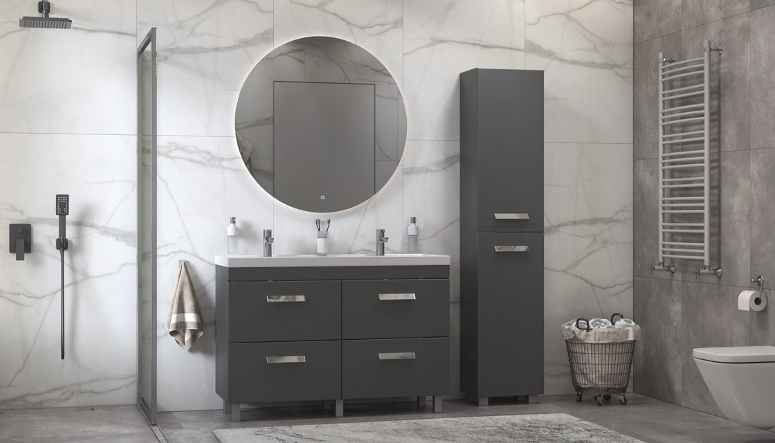 Шкаф VELVEX Orlando 400 графит