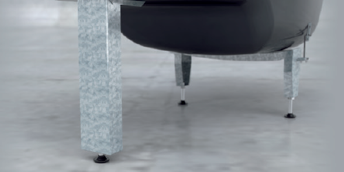 Ножки стальные для сидячих ванн EUROPA-MINI , b - 70 см., BLB