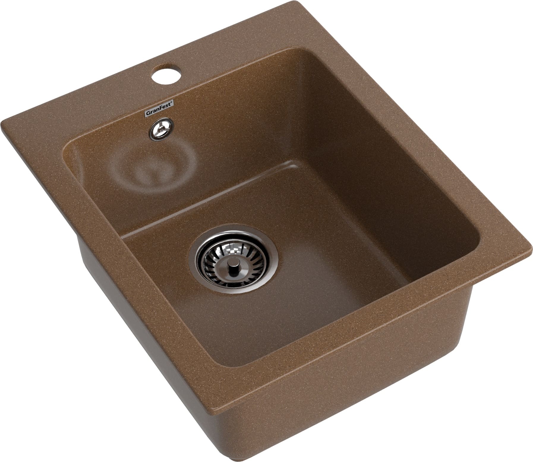 GRANFEST Мойка композит PRACTIK  GF-P--505  1-чаш. 427*505 мм  терракот арт.GF-