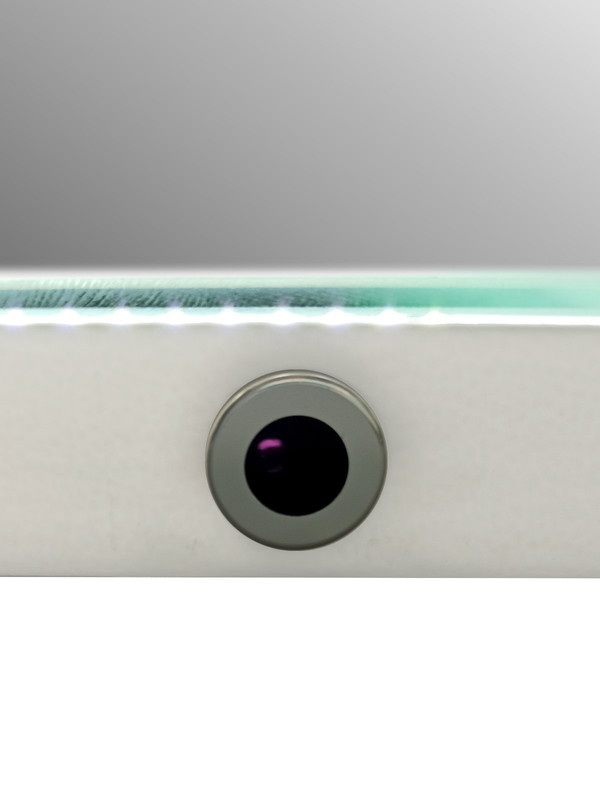 Зеркало Verte LED с часами 500x700