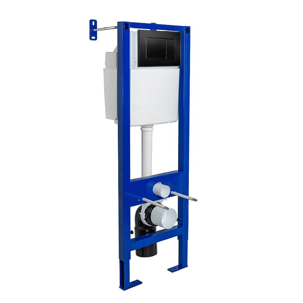 АТОМ 410  кнопка черная Soft Touch, BERGES