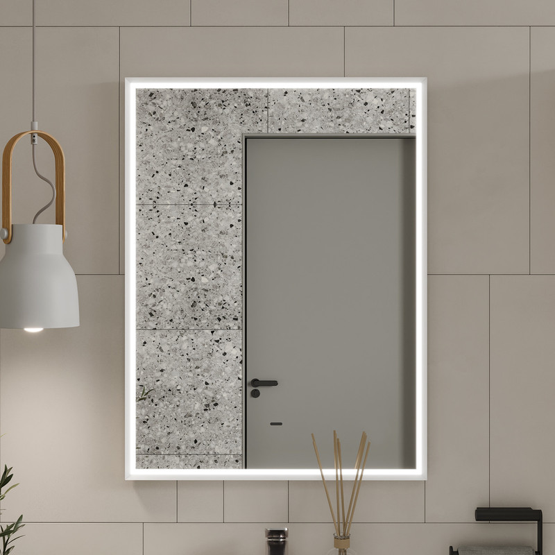 Зеркало EQUIL Lago LED 60 белый