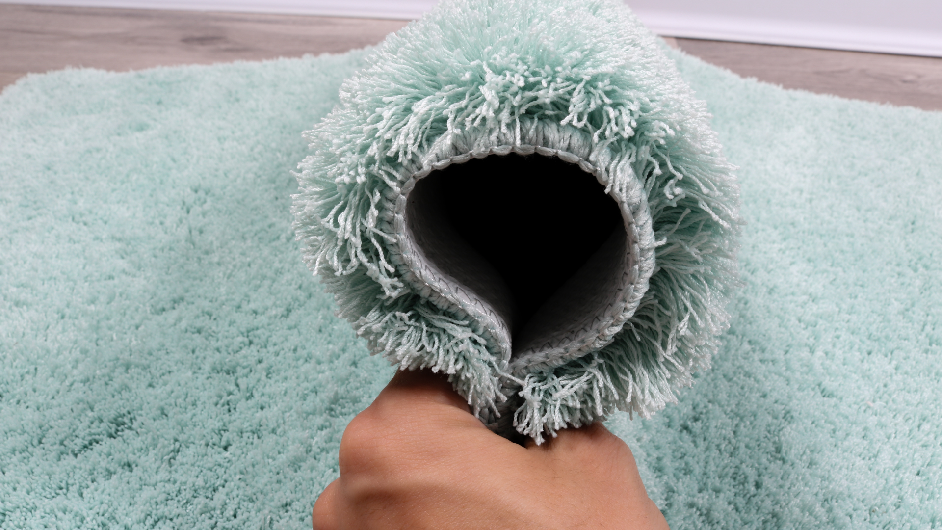 Коврик для ванной Fixsen Lido 1-ый FX-3002T, бирюзовый, 50х80см 