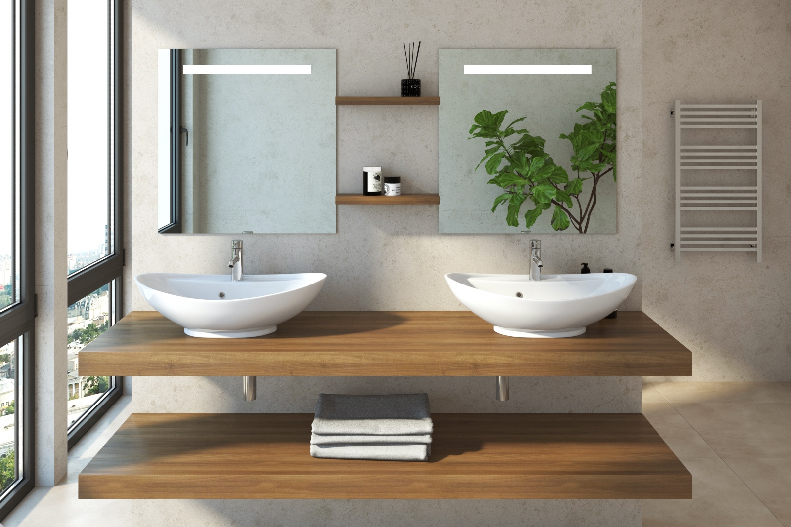 Раковина KIROVIT Гамма 600 мебельная белый (Вн Крв68) 4630055550494