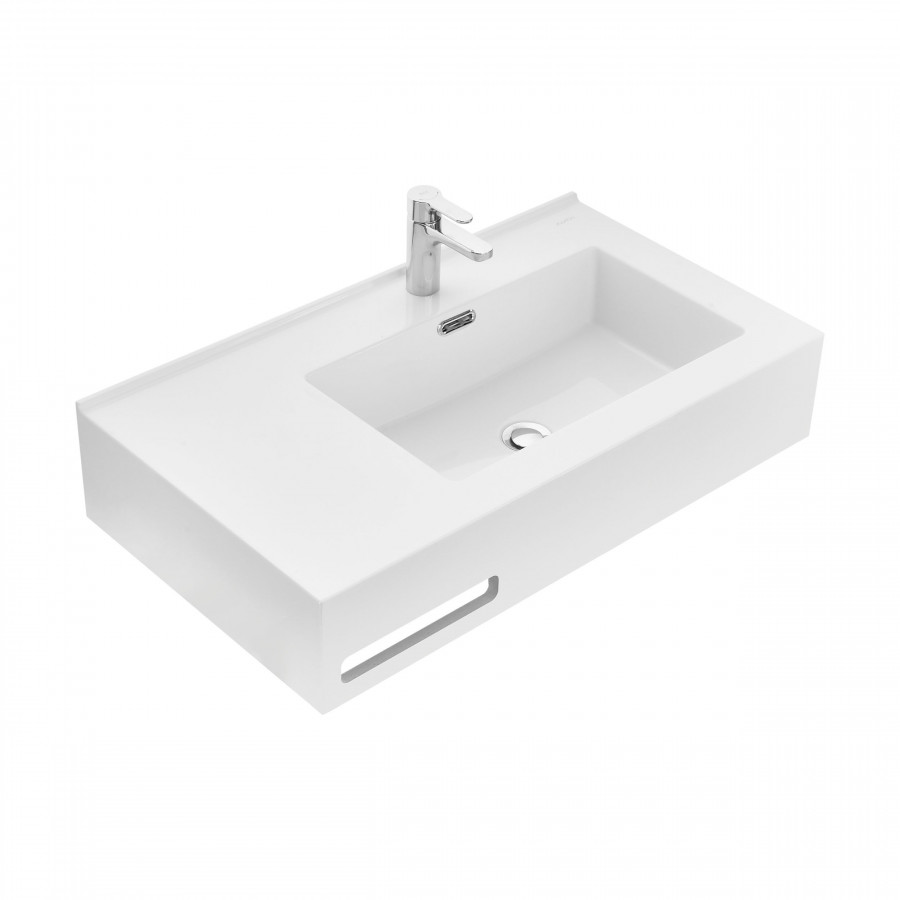 Раковина КВАДРО Про 80, правая