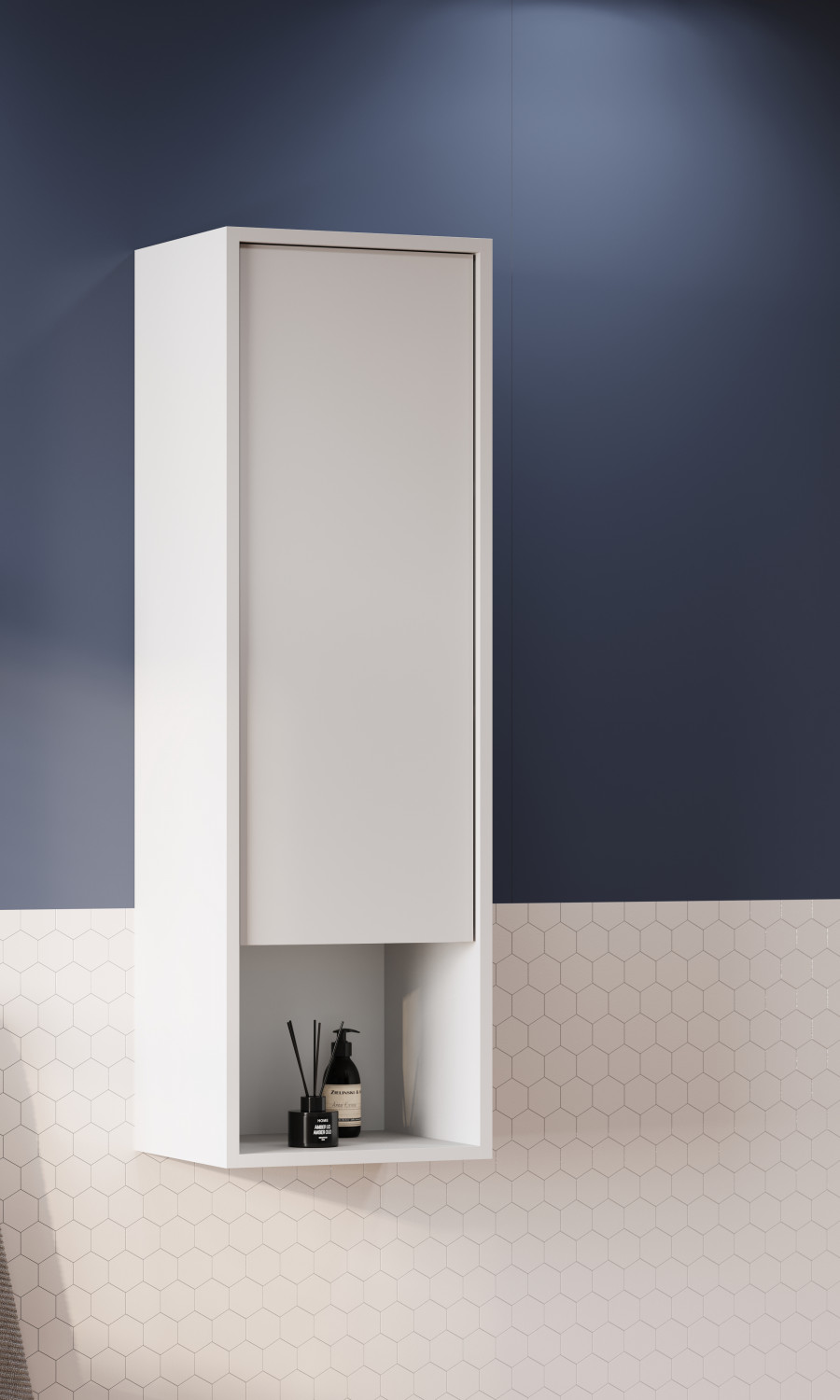 Шкаф навесной ХОУП 30, подвесной, белый матовый