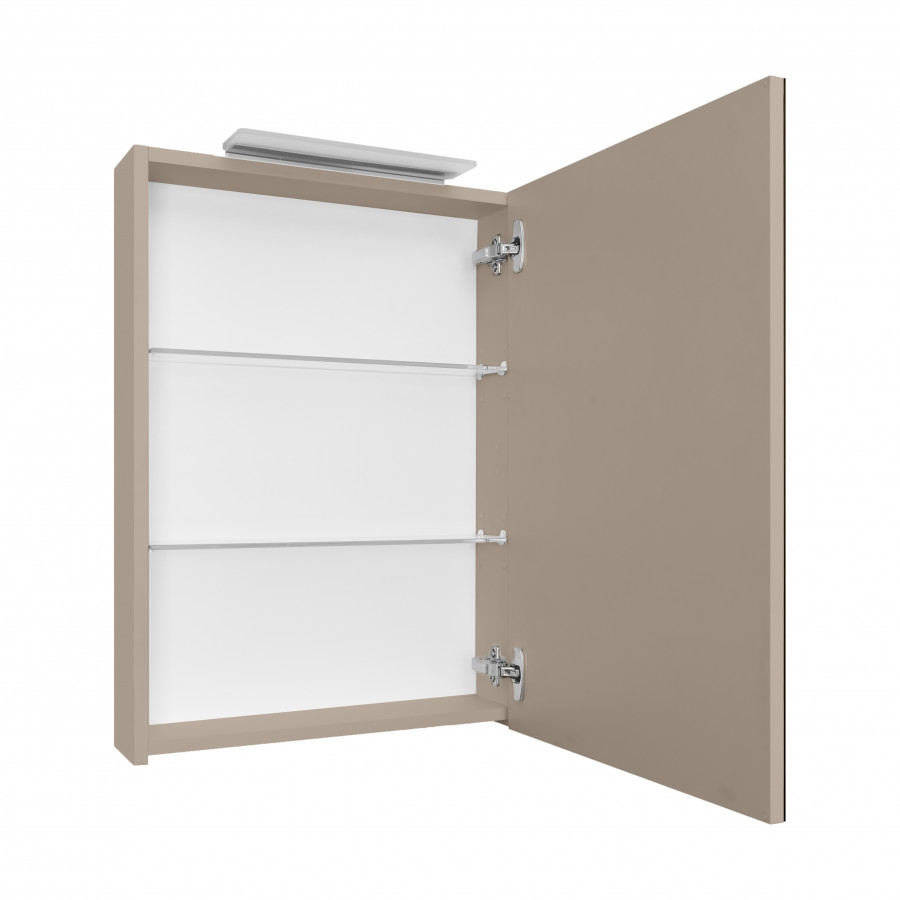 OLETA Зеркальный шкаф 50, правый, капучино