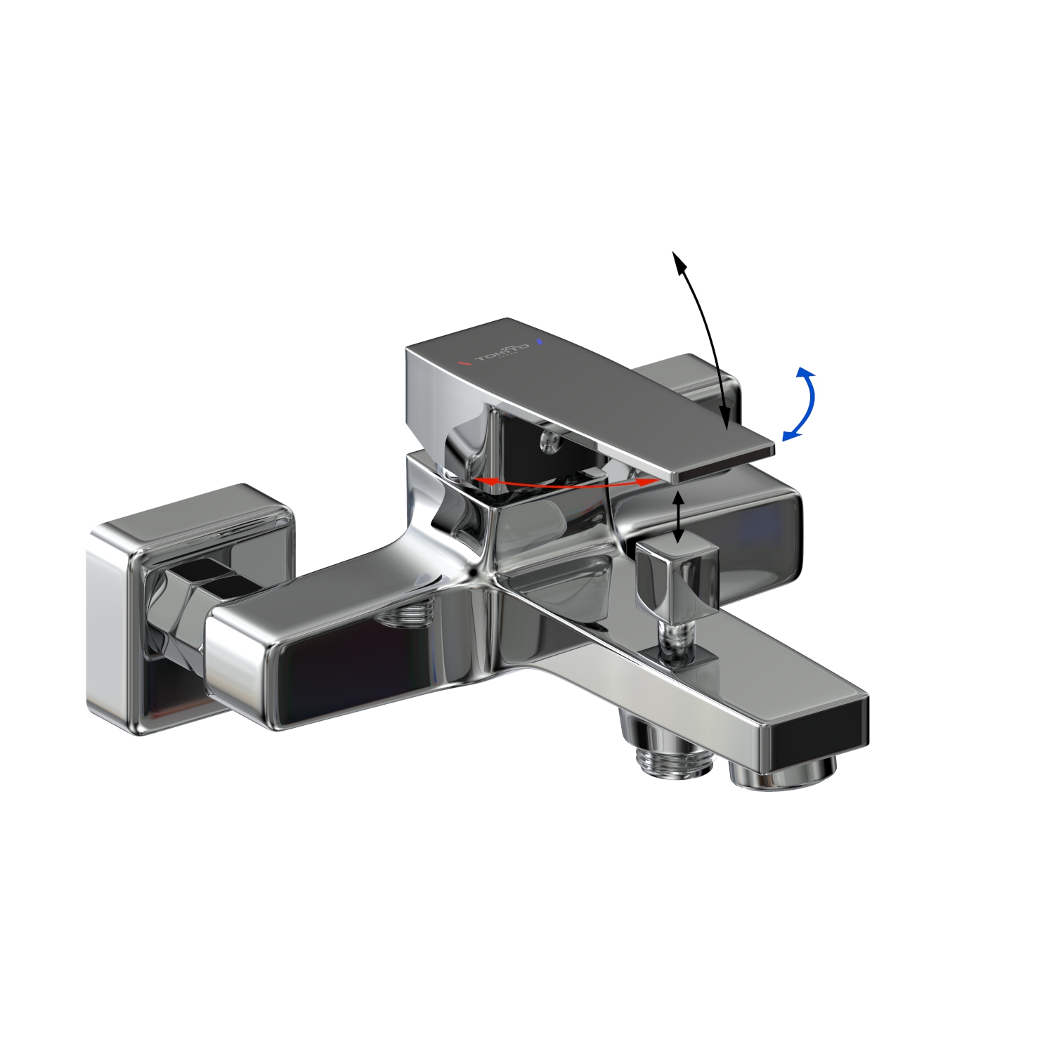 Смеситель для ванны TOKITO AKARI хром (TOK-AKA-1014)