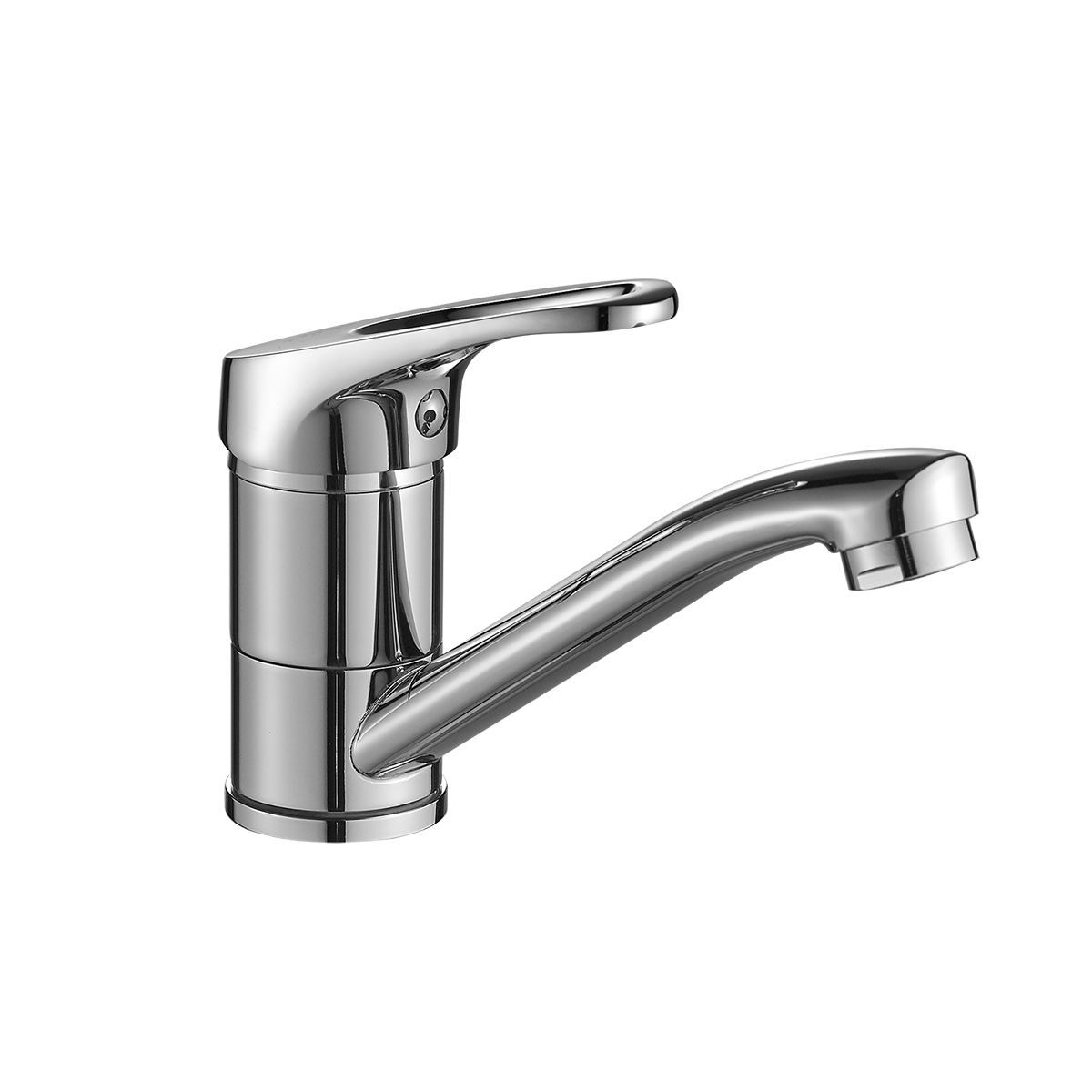 DR21 Смеситель для раковины, пов.излив 145мм, р/ОД, хром, DR, DR21012