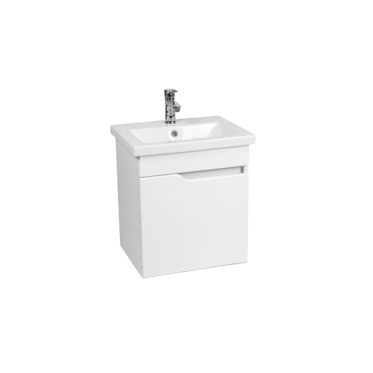 Тумба под раковину VIANT КУБА 50 подвесная белый (VKUB50CO-T1STP)