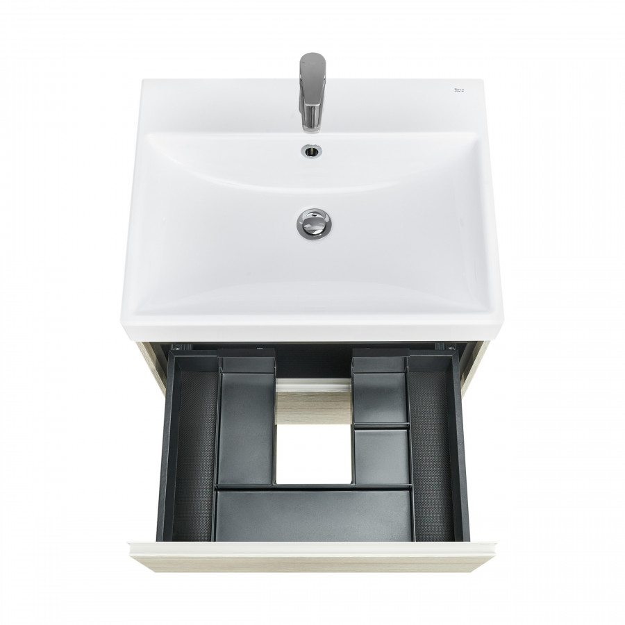 ONA Модуль для раковины 600 мм, 585x450x565 мм, с 2 ящиками, светлый дуб, ROCA