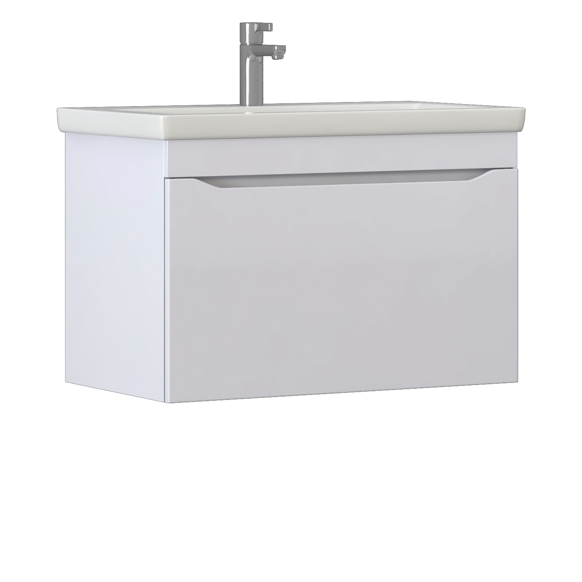 Тумба под раковину VIGO Grani 80 подвесная белый (166)