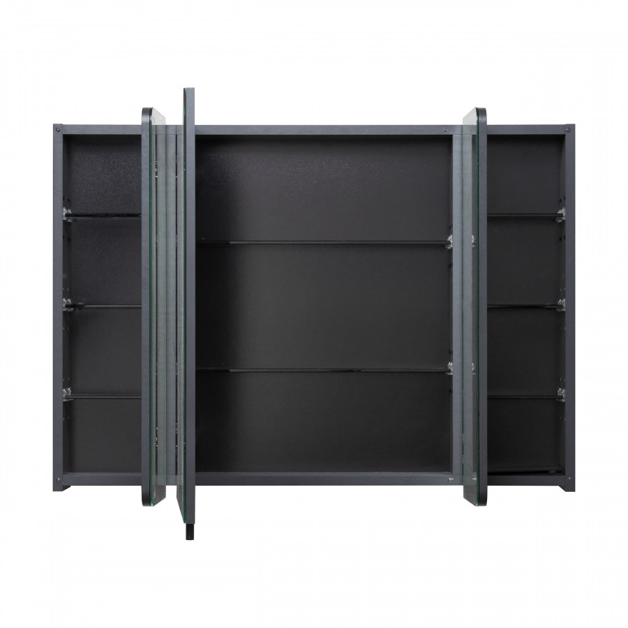 Зеркальный шкаф АР-ДЕКО 85,серый кобальт