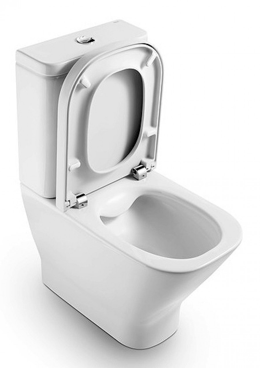 GAP CLEAN RIM Сиденье и крышка для напольного унитаза, дюропласт., с механизмом Soft-Closing, белое.