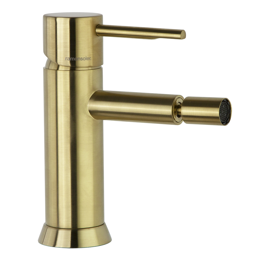 Смеситель для биде однорычажный ODISEA 390301OC золото брашированное